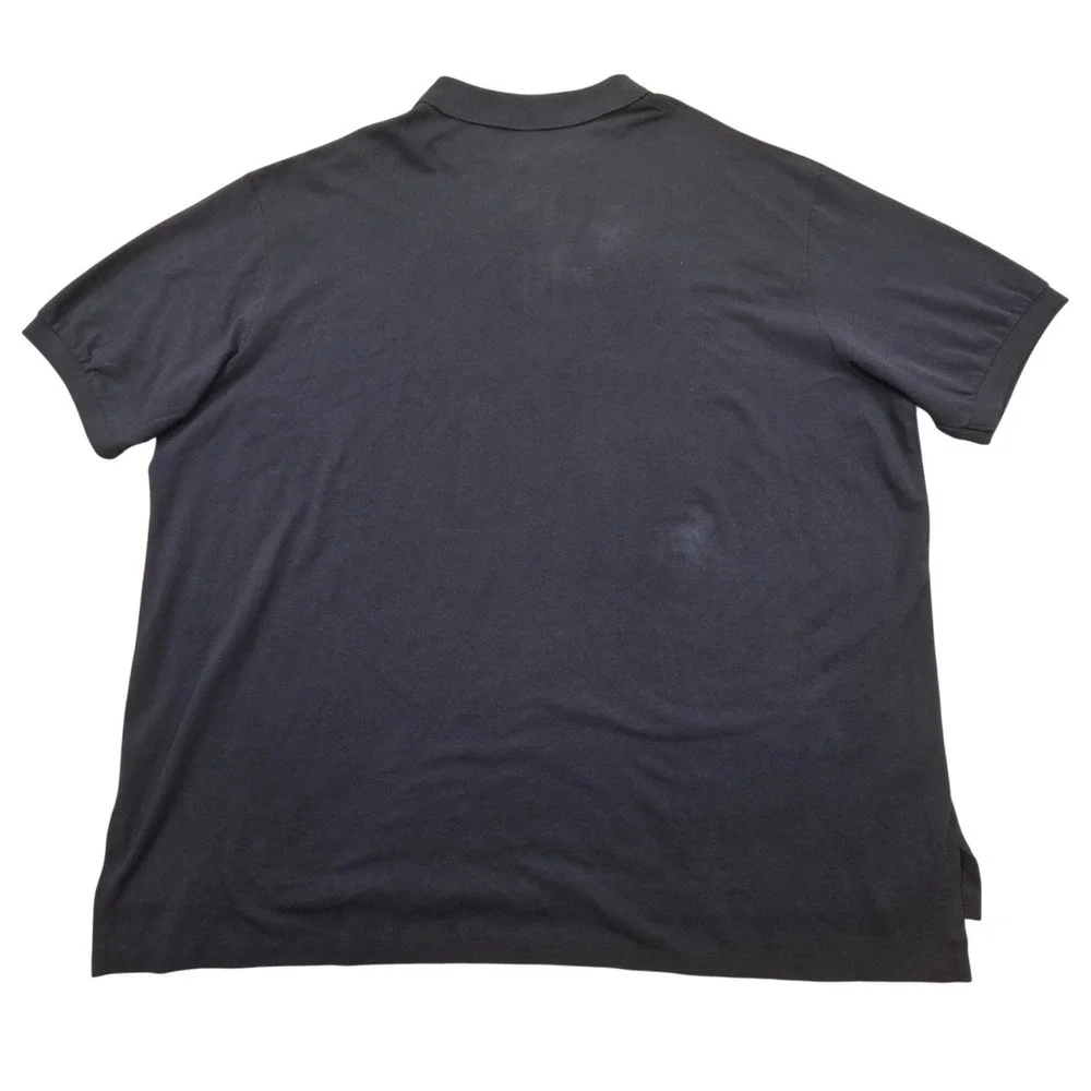 NEW Polo Ralph Lauren Big Navy‎ Blue Classic Mesh Polo Shirt Mens 4XB *READ